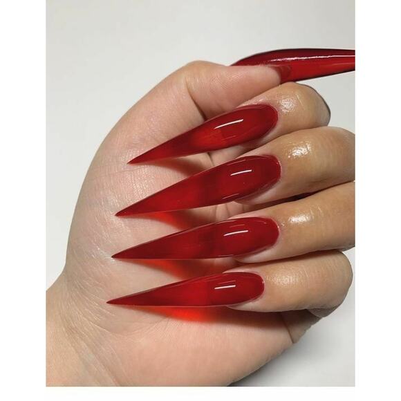 NEW 14 BOTTLES SET! Jelly Gel Nail Polish UV Glass Crystal Pride Transparent 90s - Picture 3 of 5